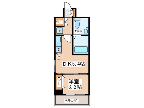 La CASA天王寺の物件間取画像